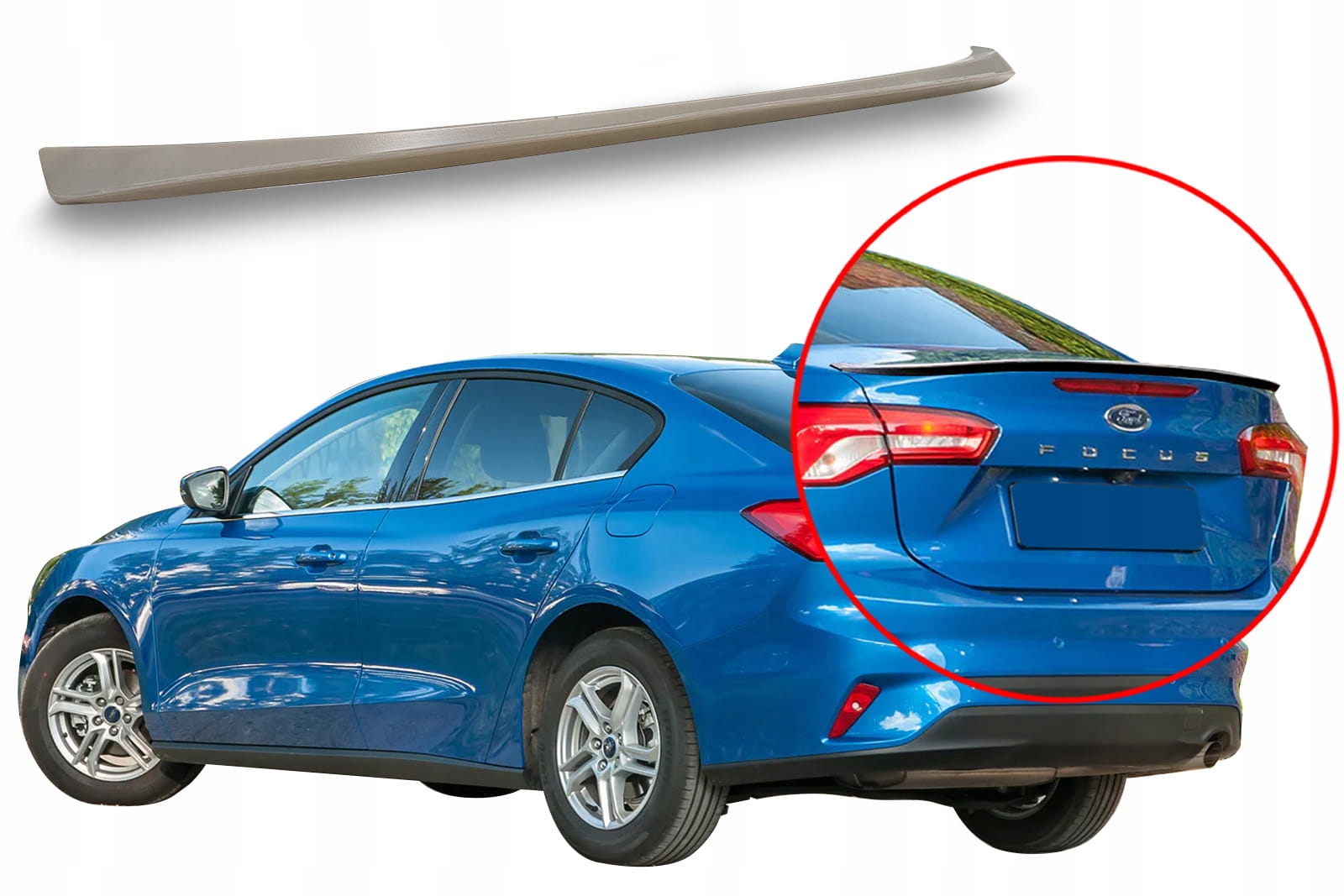 5905226107456 - FORD FOCUS MK4 IV 2018-СЕДАН СПОЙЛЕР ЗАДНЕЙ ДВЕРИ