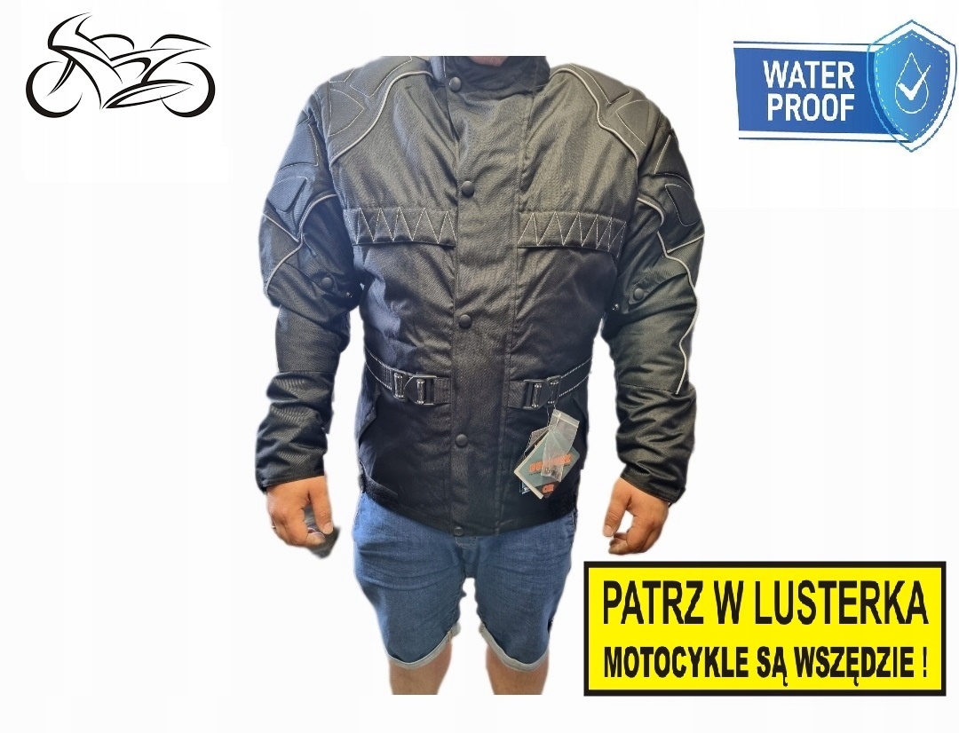 Bunda Na Motorku 600 Denier Chrániče XXL(56)
