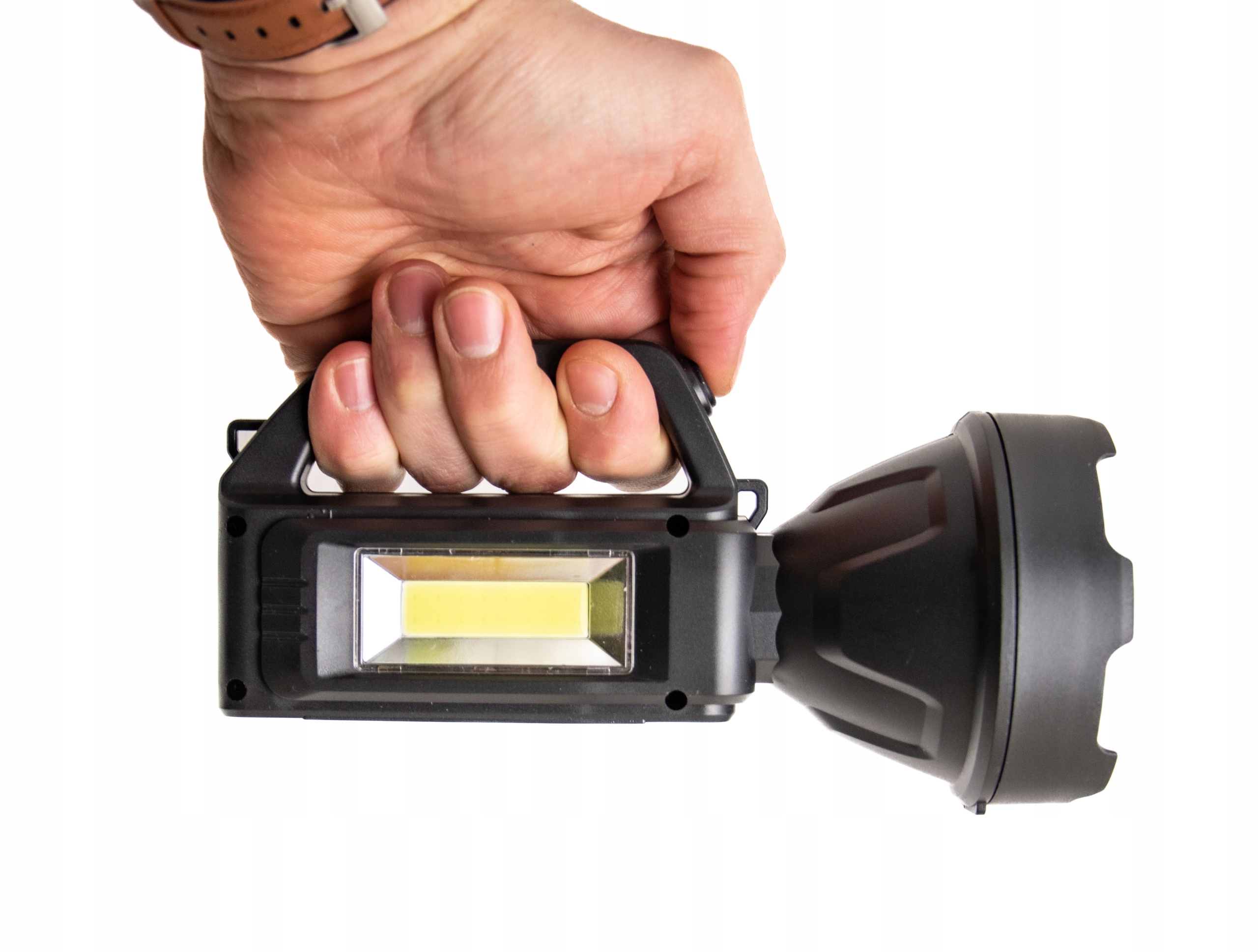 Cob Led svítilna Reflektor Powerbanka Usb Výkonná Akumulátorová
