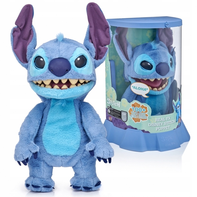 DISNEY STITCH ВЕЛИКИЙ ІНТЕРАКТИВНИЙ ТАЛІСМІН ПЛЮШЕВА ІГРАШКА LILO AND STITCH ALIAN 45CM
