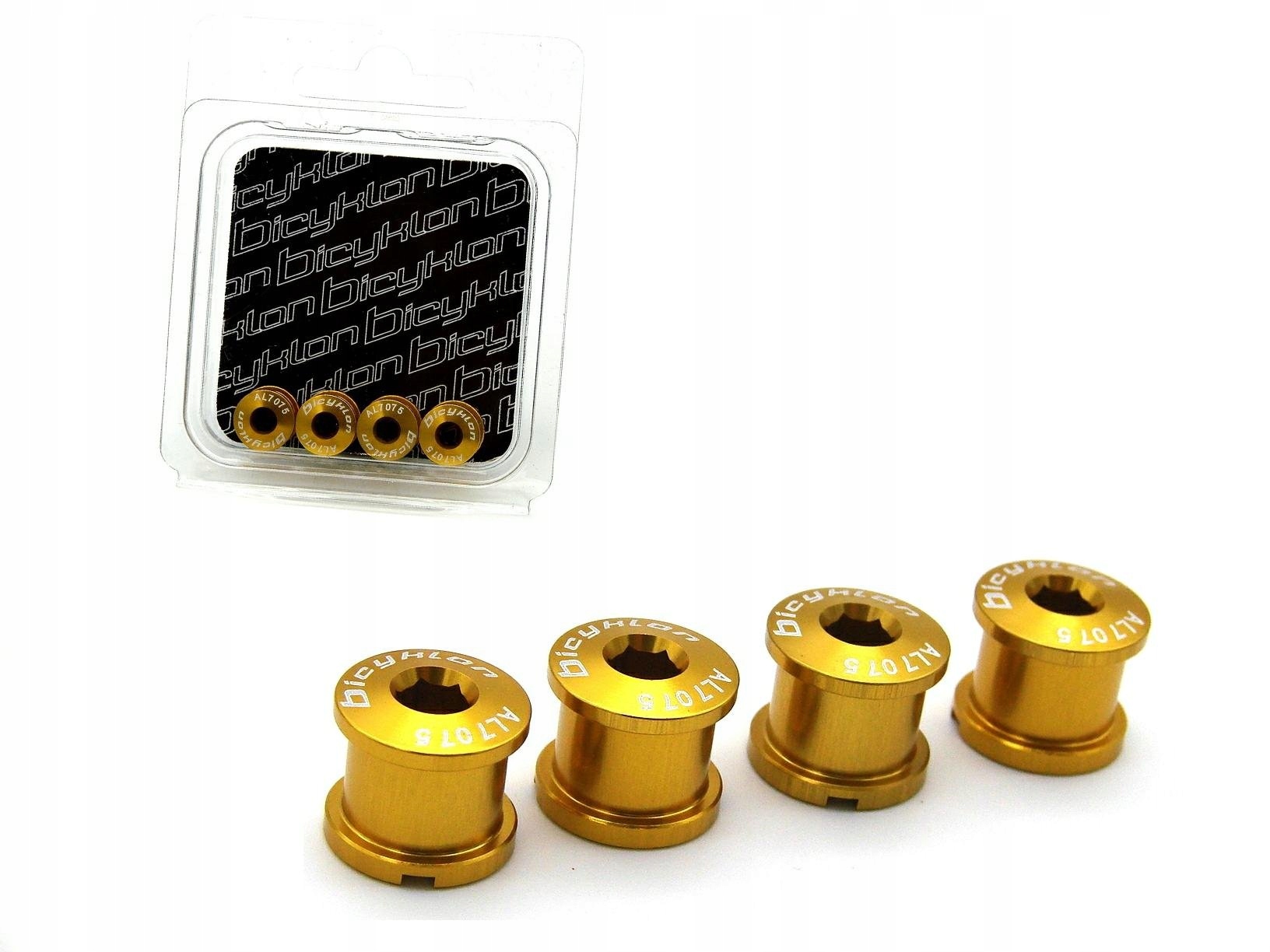 

Śruby Bicyklon z kominem 4x złote