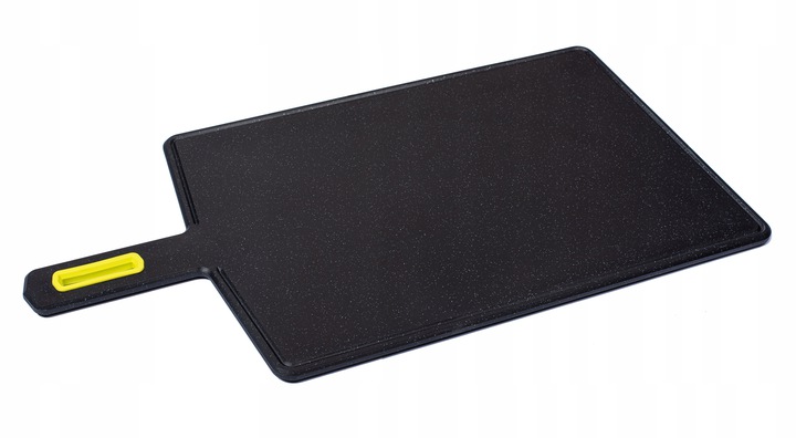 Zestaw 3 desek na stojaku czarne deski do krojenia Szerokość produktu 22 cm