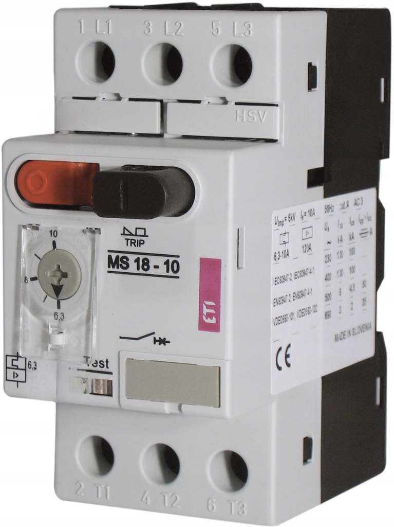 Motorový spínač Eti MS18-0,4A ETI-004600342