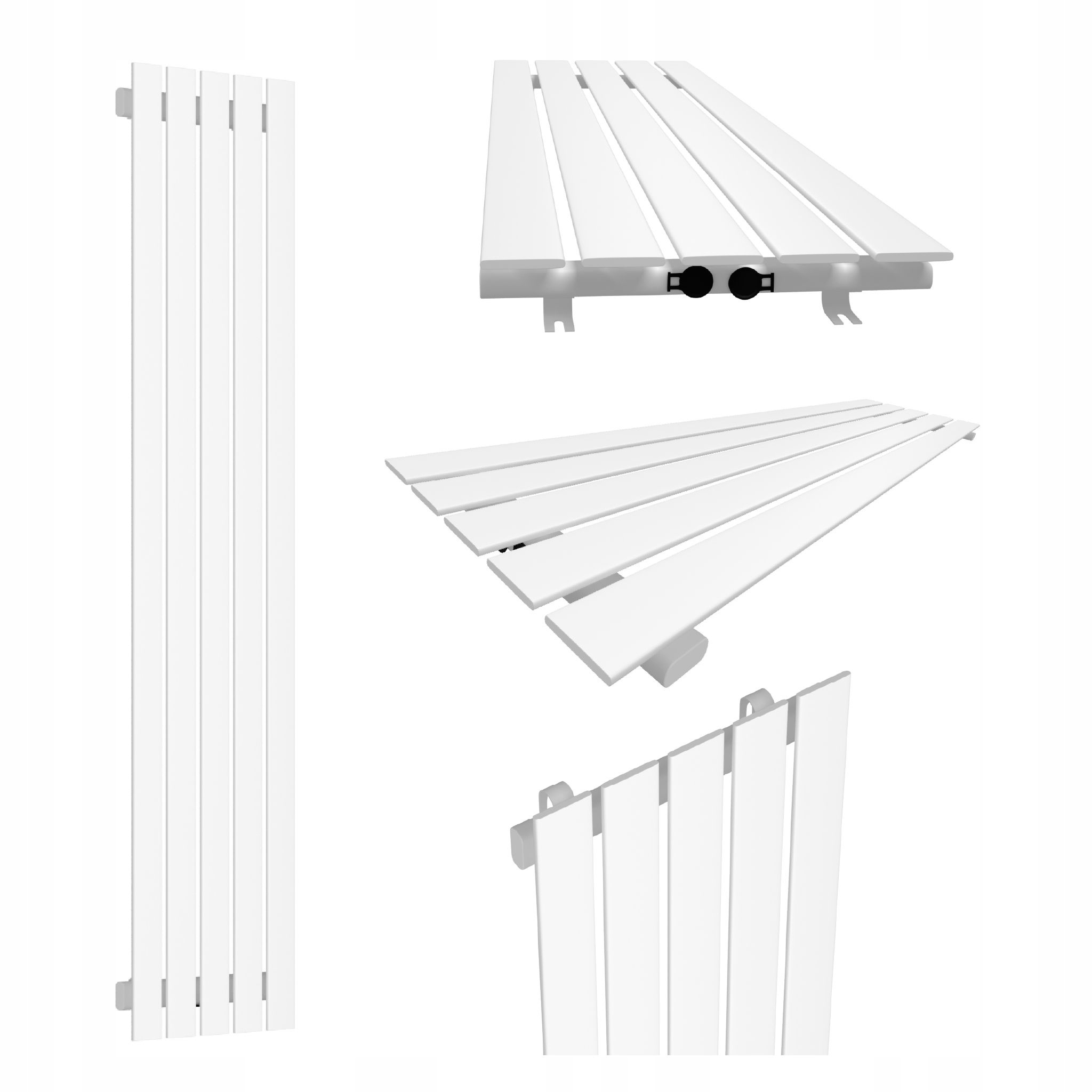 Dekorativní Radiátor Belloslim 100x38 Bílý Mat