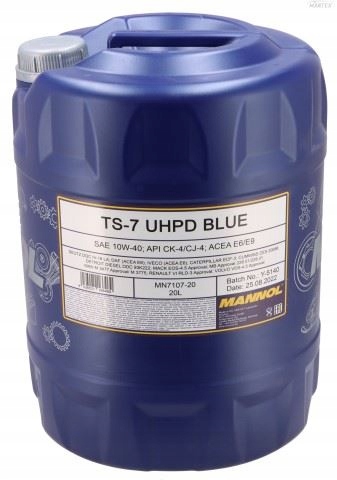Olej Mannol TS-7 Blue Uhpd 10V40 20 L