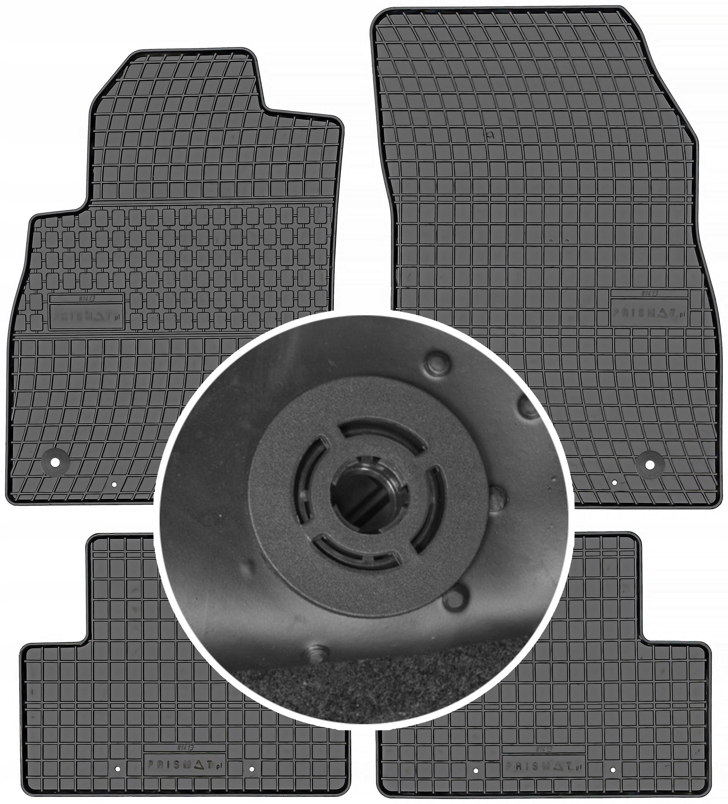 Коврики Max-Коврик резиновые 1413 4 el.