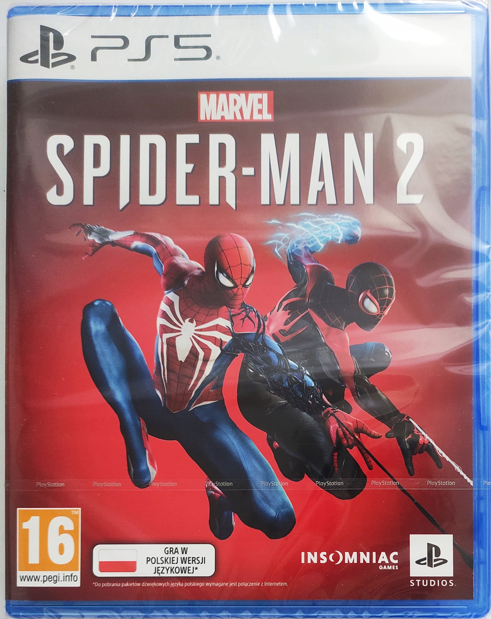 SPIDER-MAN SPIDERMAN 2 PL FOLIA - PS5 - Stan: nowy 274,99 zł - Sklepy,  Opinie, Ceny w