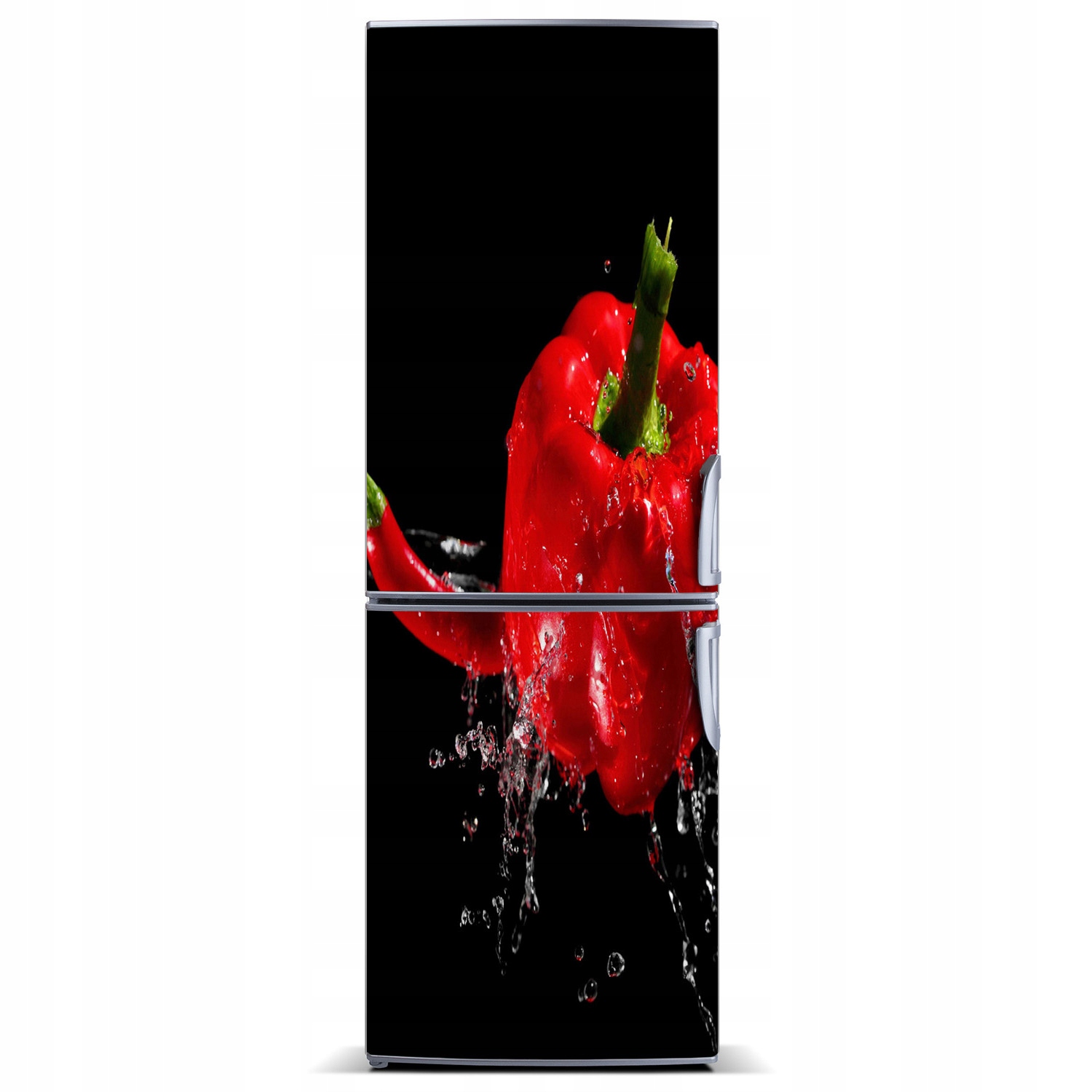 

Magnes na lodówkę magnetyczna Dwie papryki 60x180