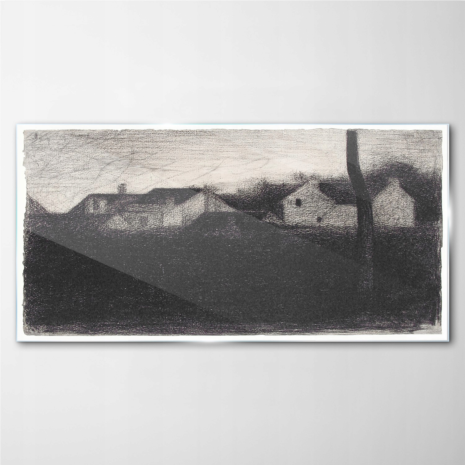 

Obraz szklany Krajobraz domy georges Seurat 140x70