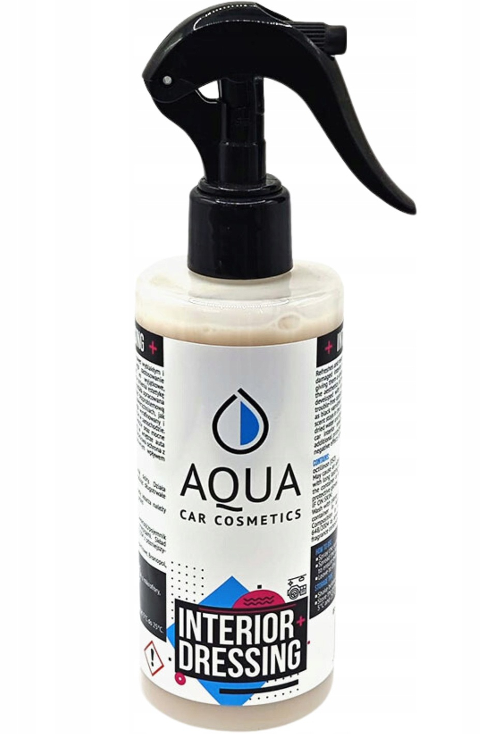 Aqua Interior Dressing 0,25L Do Wnętrza Auta Plastików Kokpit Zabezpiecza