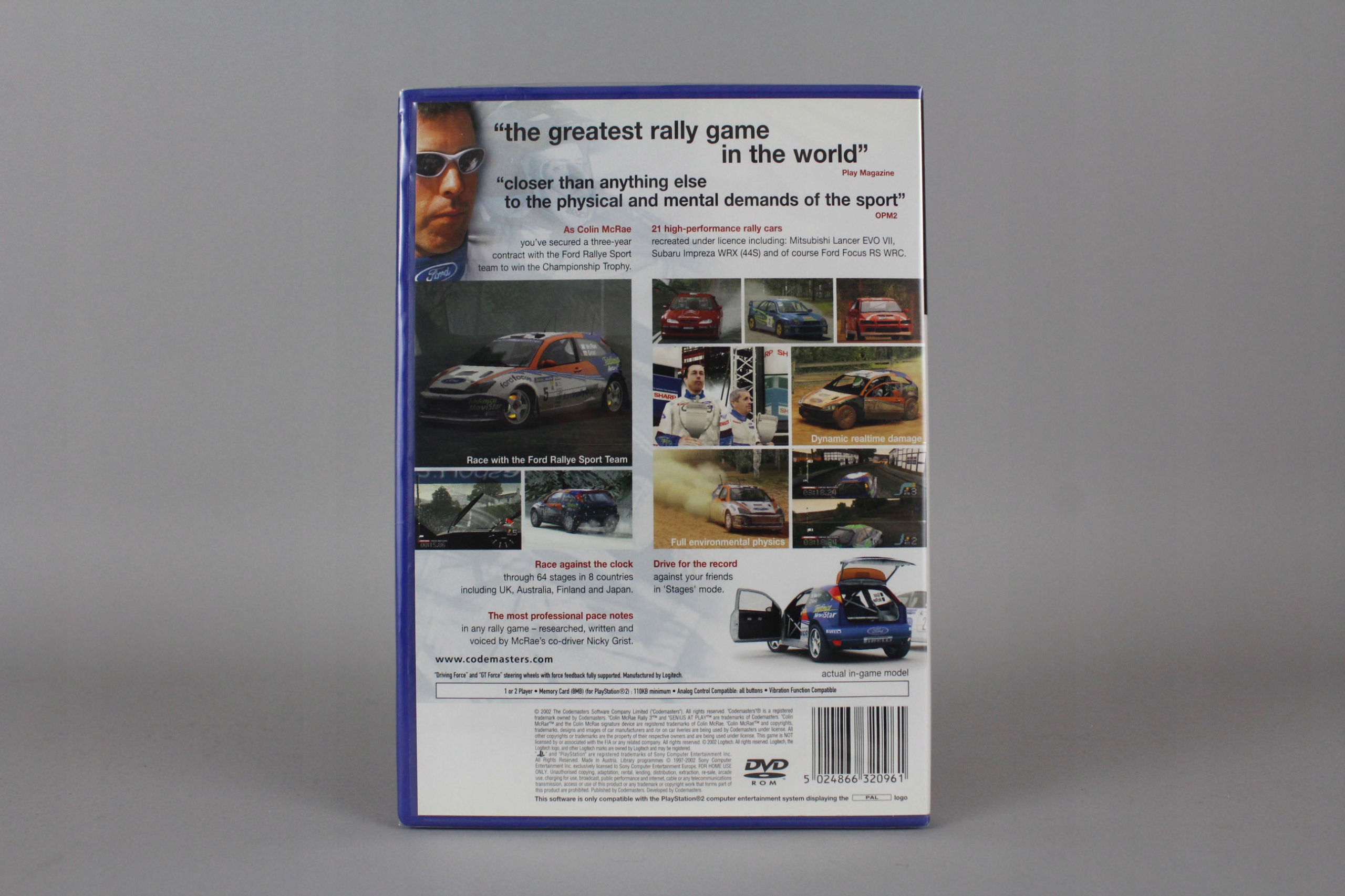 COLIN MCRAE RALLY 3 PS2 Wydawca Codemasters