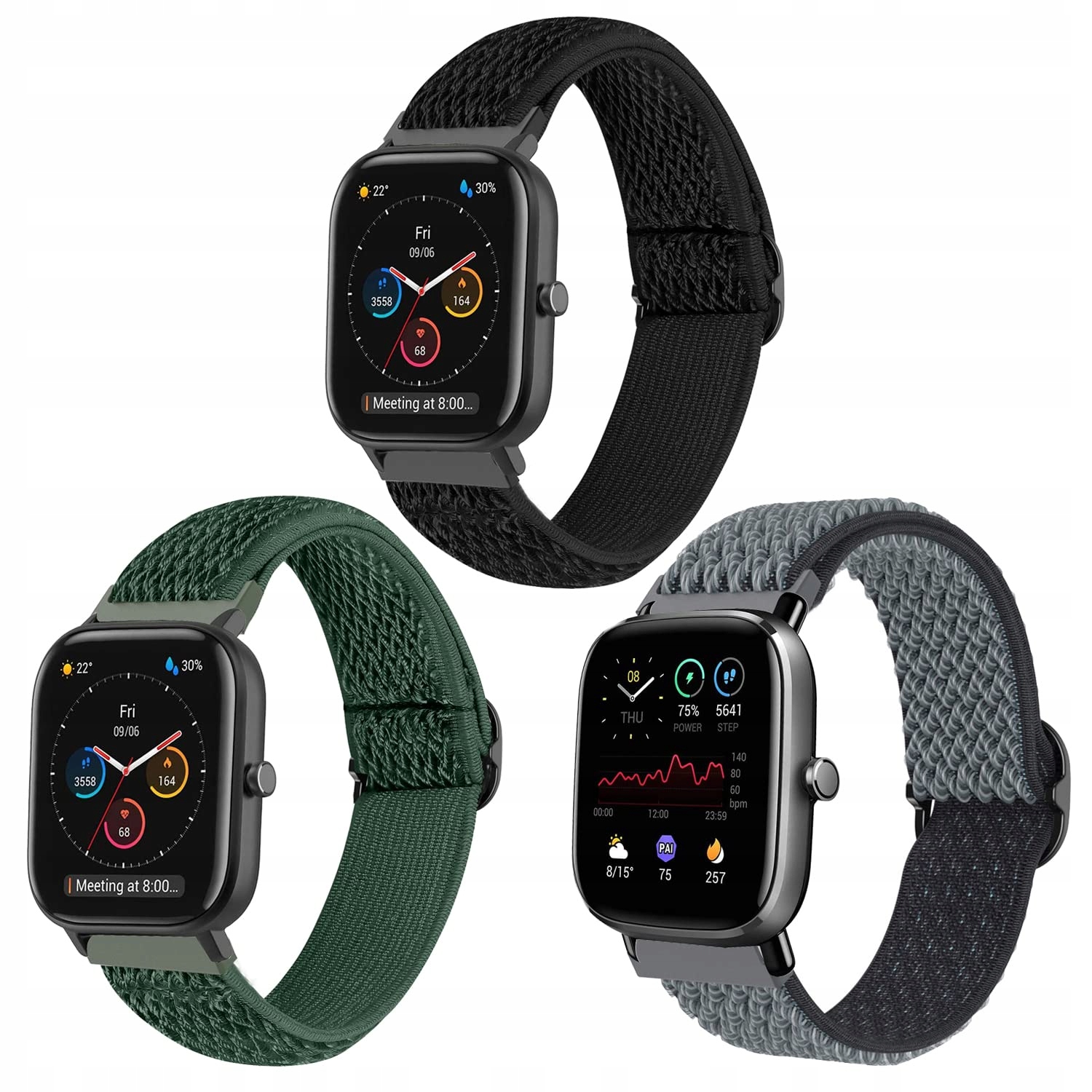 Opaski 20 mm do Gts Gts 2 Gts 2 Mini Gts 2e Gts Bip Bip U Pro Bip S Lite