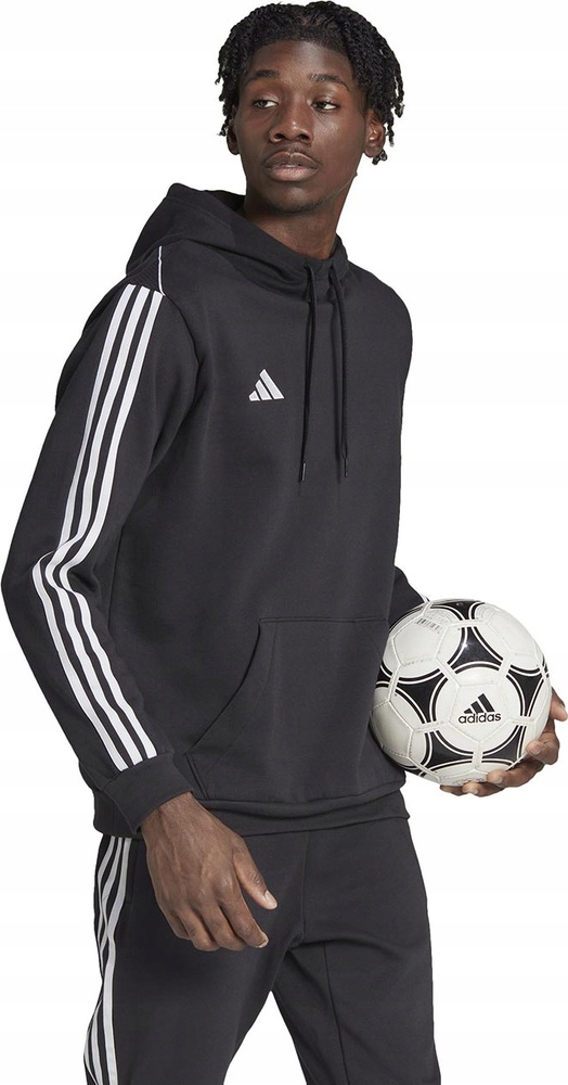 Pánská Mikina Adidas Tiro 23 League Sweat Hoodie Černobílá HS3598 vel. L