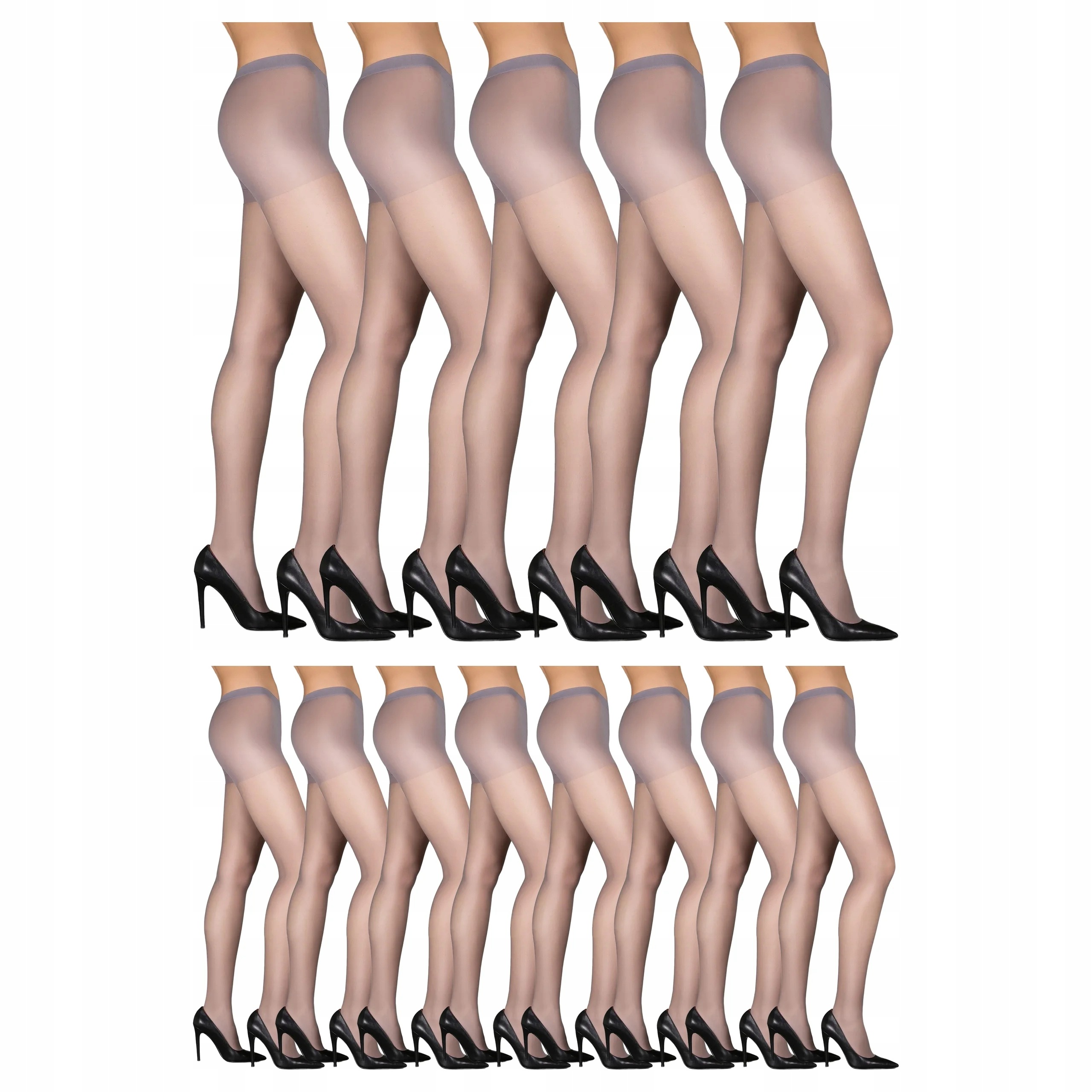 13x Punčocháče 20 XL Marilyn Punčocháče 20 N XL-5 šedá