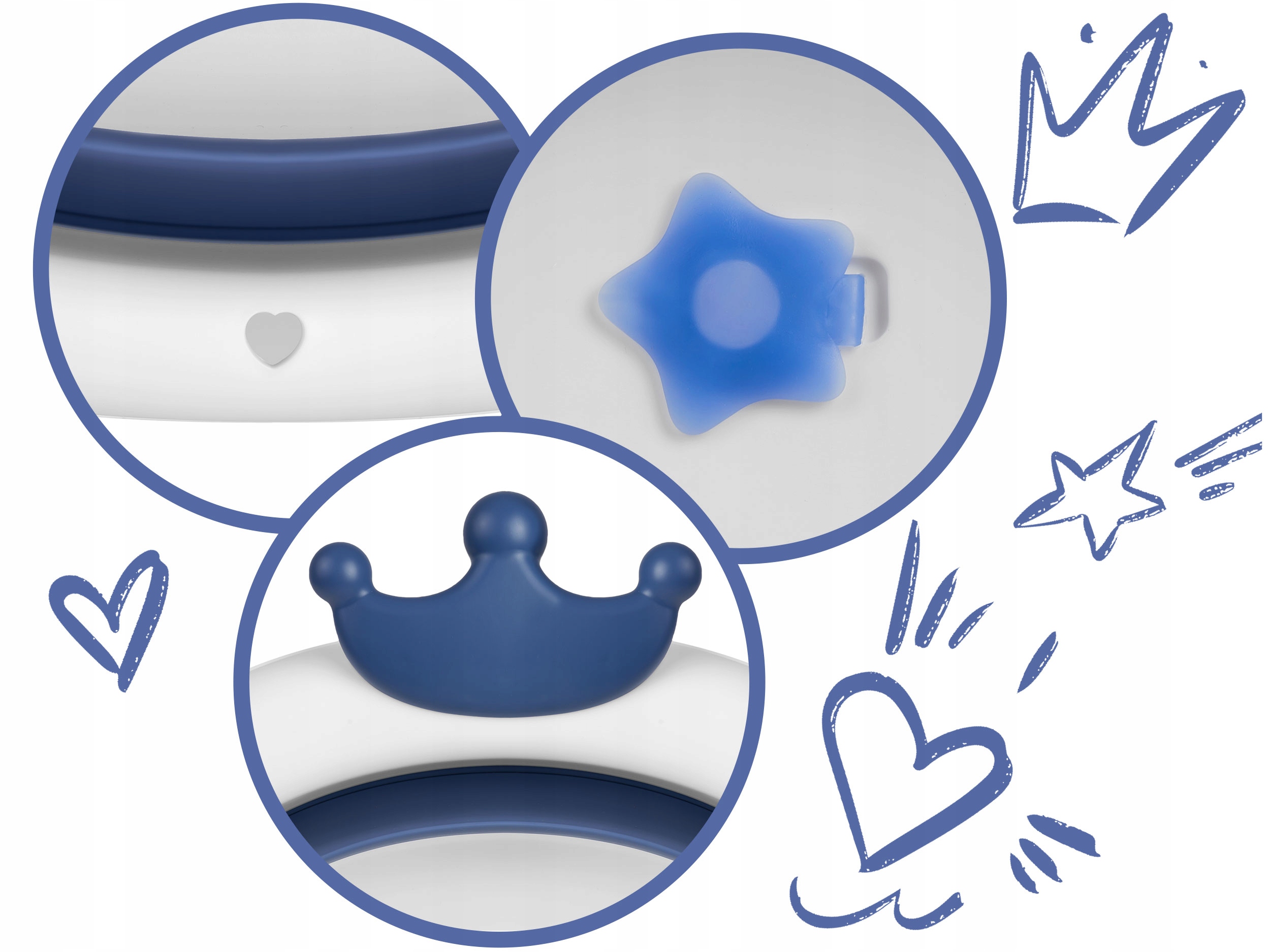 WANIENKA DLA DZIECKA SKŁADANA DUZA ZESTAW PODUSZKA Kolor Odcienie niebieskiego