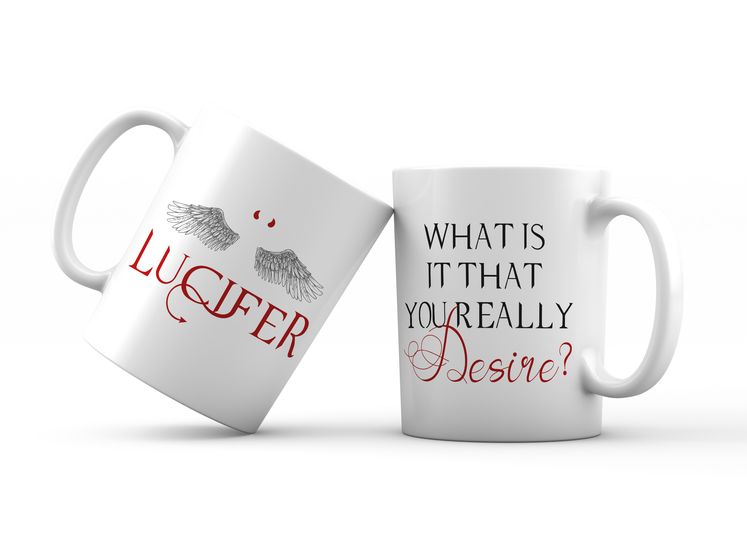 

Kubek prezent Lucyfer lucifer czego pragniesz