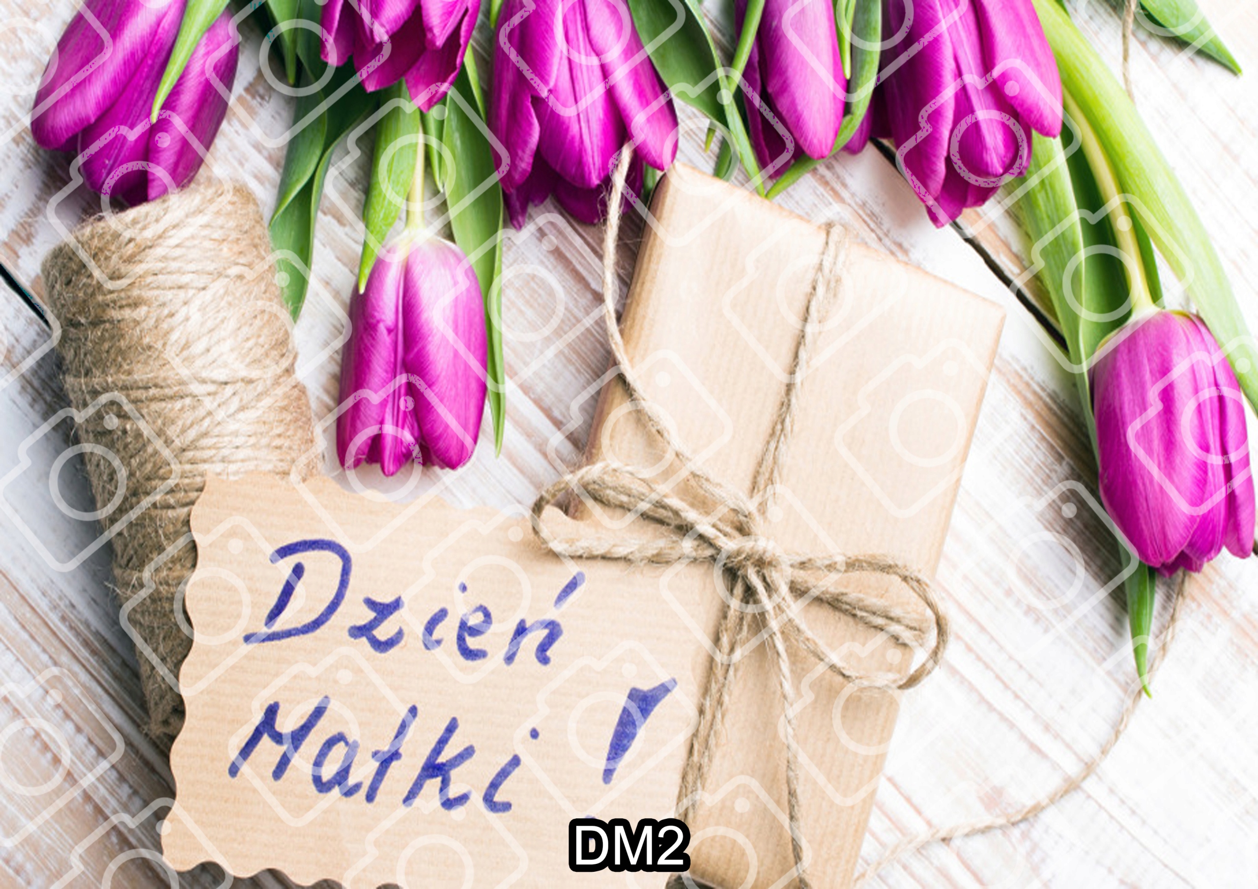 Opłatek na Tort DZIEŃ MATKI Dekoracja Wydruk Cukrowy A4 Marka Mako