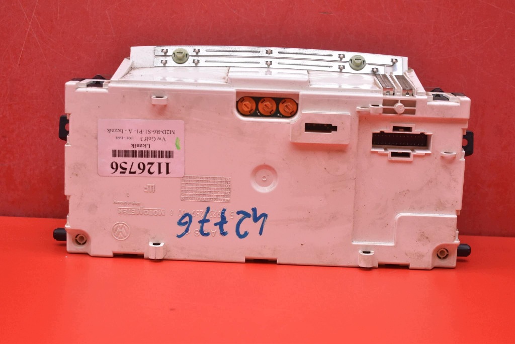 dials dials EU 1H0919865A VW GOLF 3 III 1.6 8V 75 KM 91-98