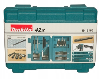 Makita sada příslušenství v kufříku 42 kusů E-13166