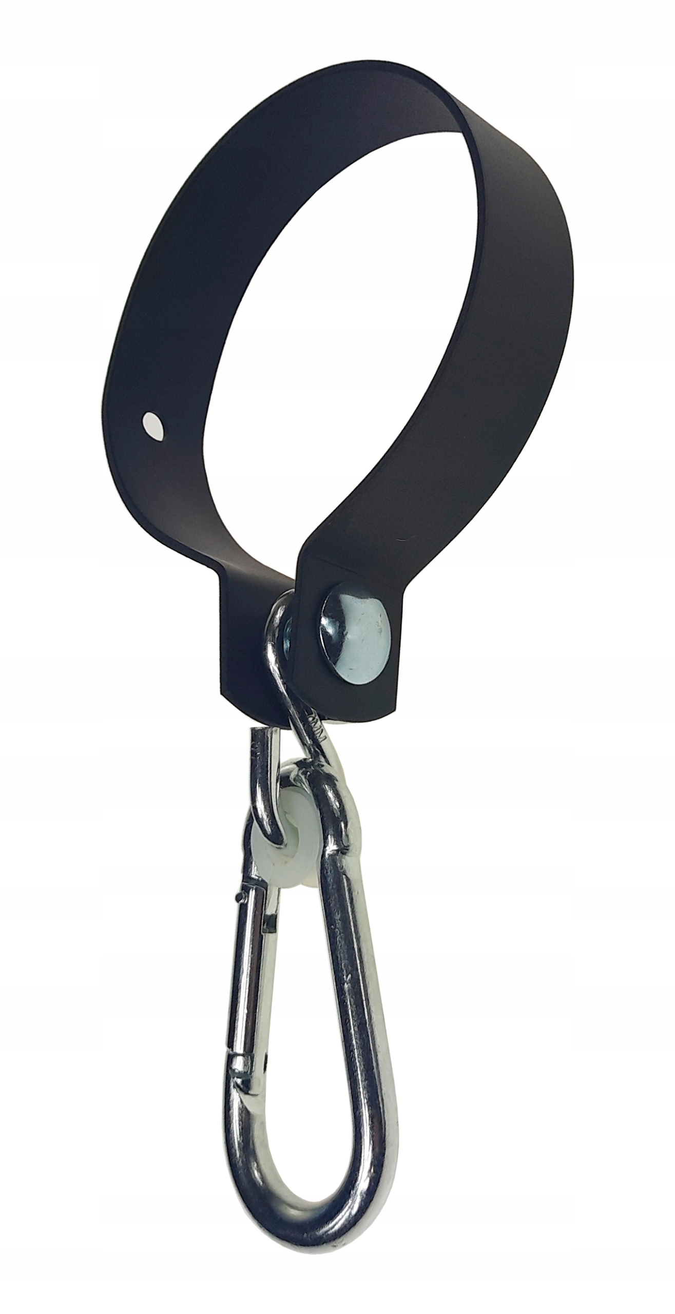 Mocowanie huśtawki obejma okrągła hak huśtawkowy fi 50 mm czarny