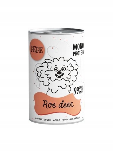 4x Pepe Mono Protein Srnčí maso (srna) 400g