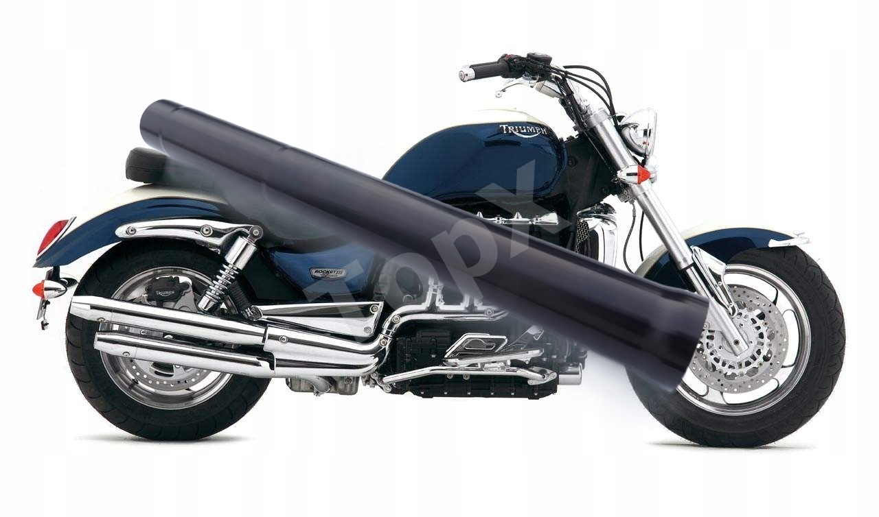 TopX Holení Trubka laga Odpružení Triumph Rocket III 3 Classic Roadstar 1 Ks