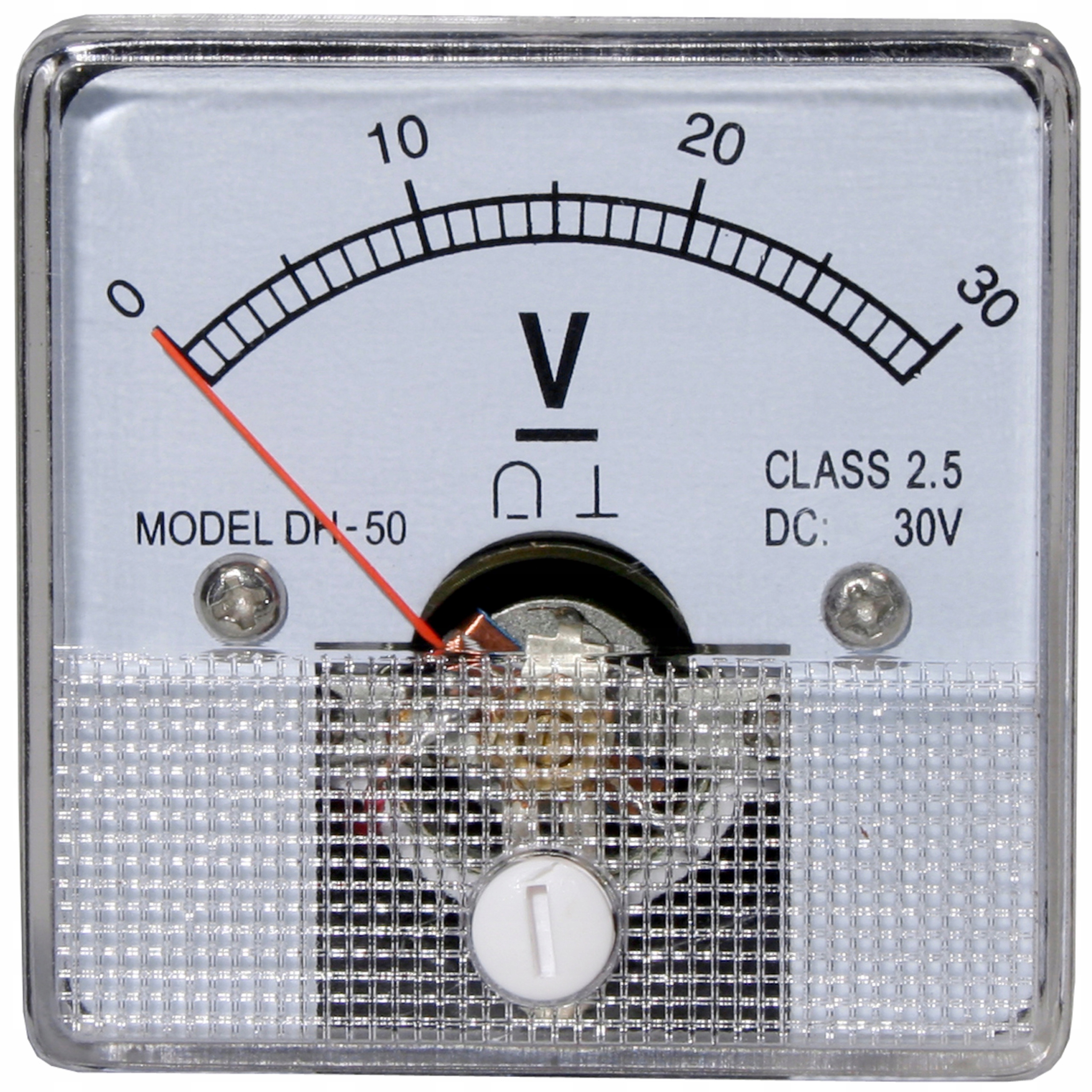 

Miernik analogowy woltomierz 30V kwadratowy
