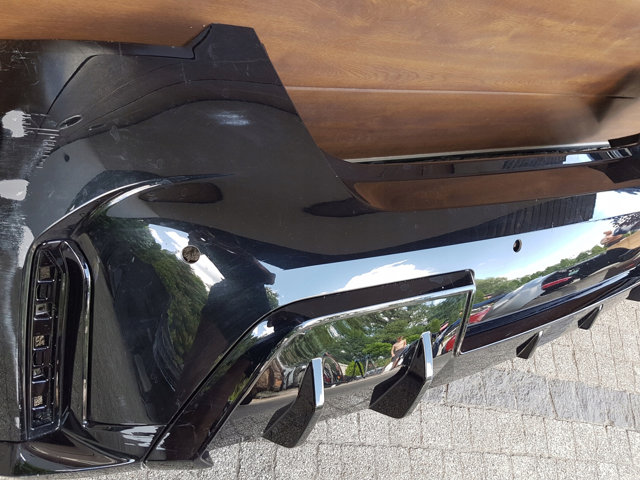bumper rear BMW 1 F70 m-packet