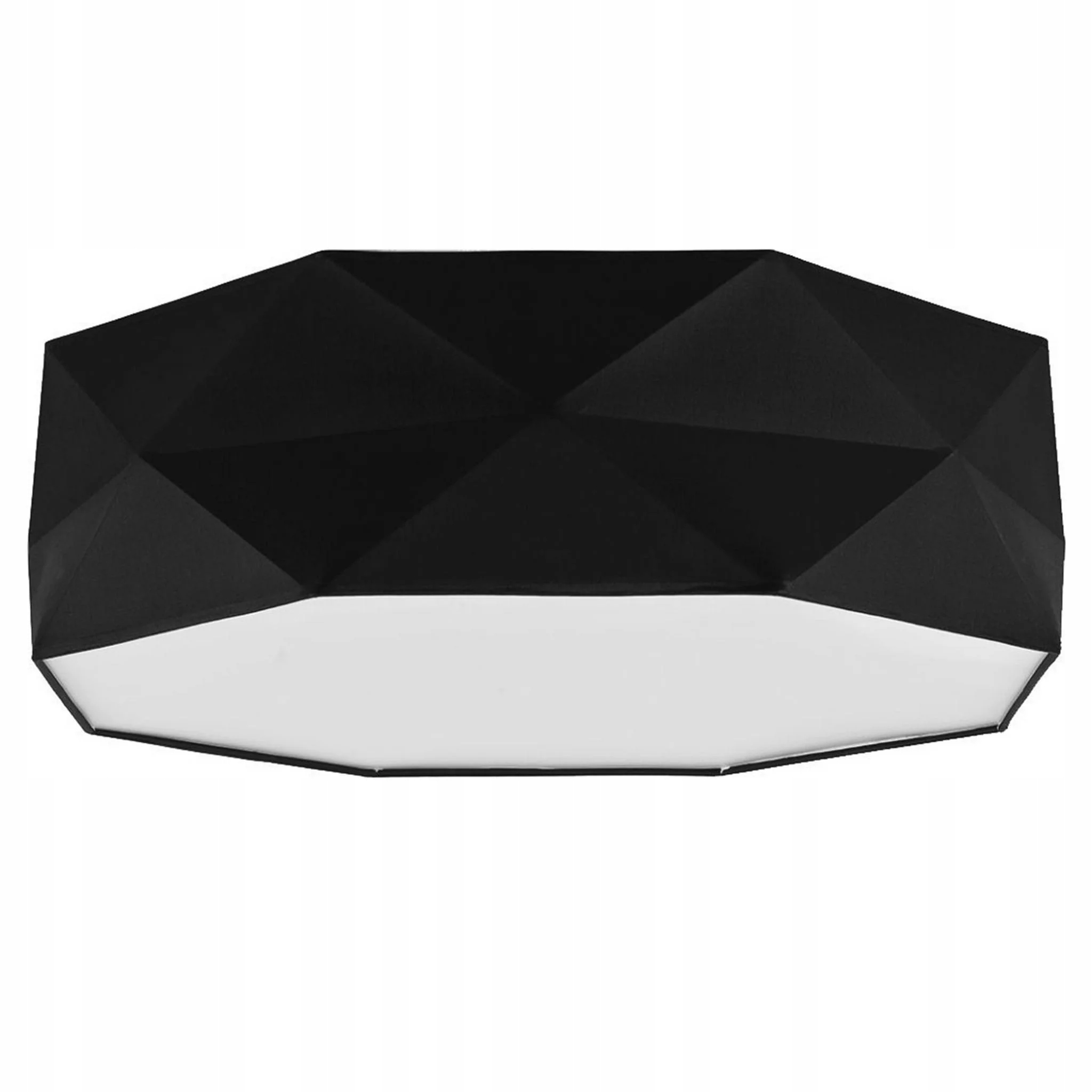 Stropná lampa stropné svietidlo čierna tkanina 52 cm do spálne a obývačky TK-Lighting