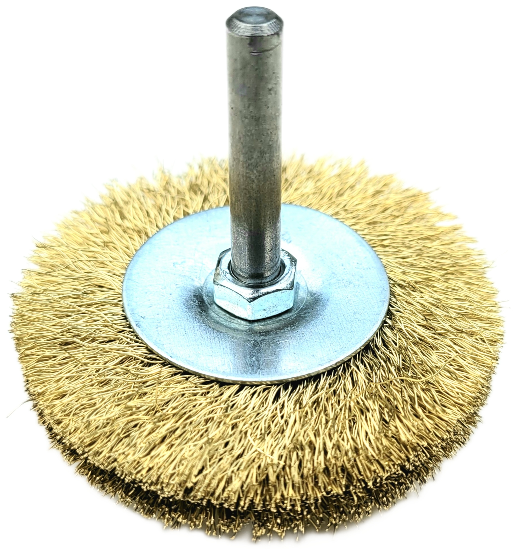 SZCZOTKA tarczowa MOSIĘŻNA fi 60 MIĘKKA do ALU