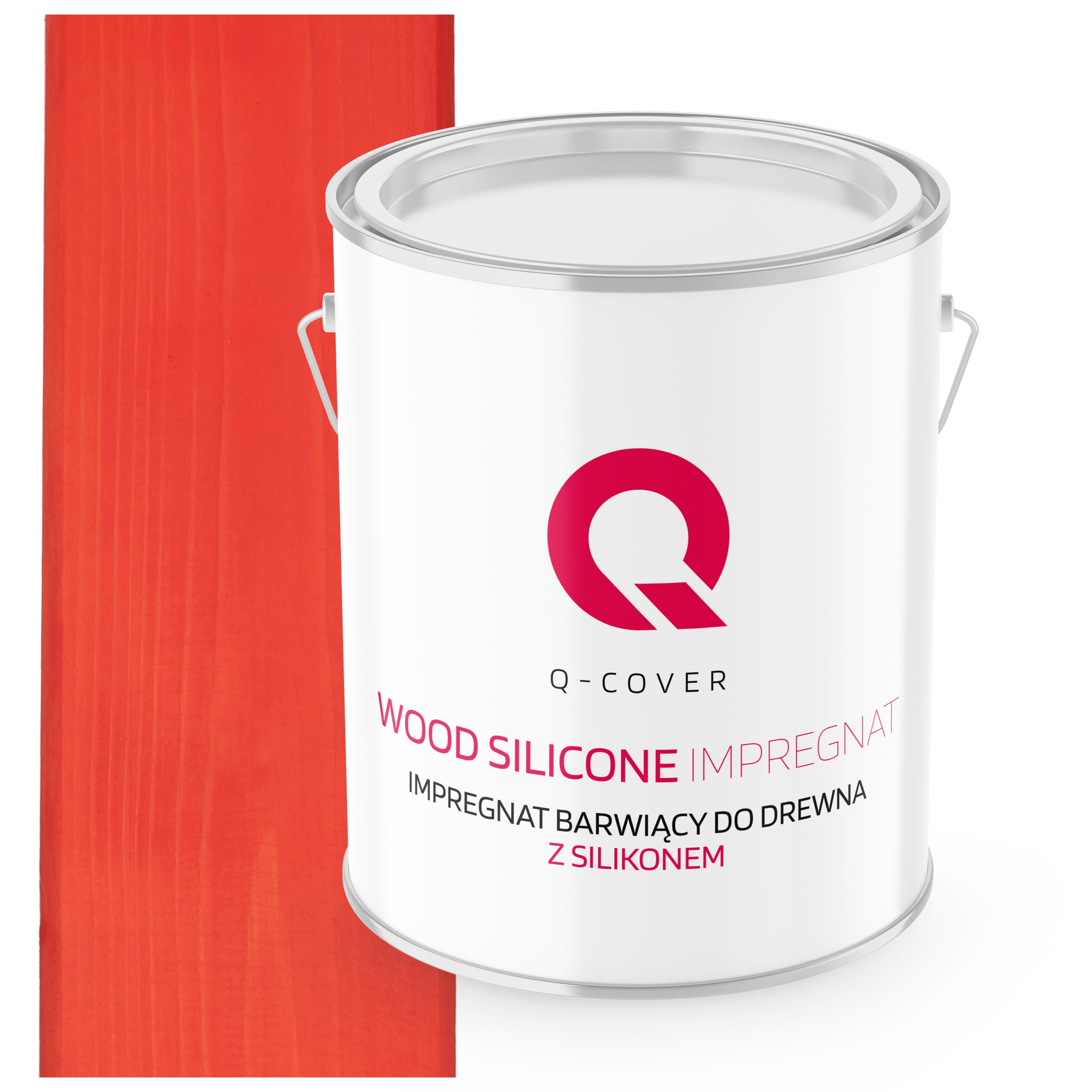 Impregnační Nátěr Na Dřevo S Ochranným Silikonem, Barva Mrkvová, 2,5 L Uv