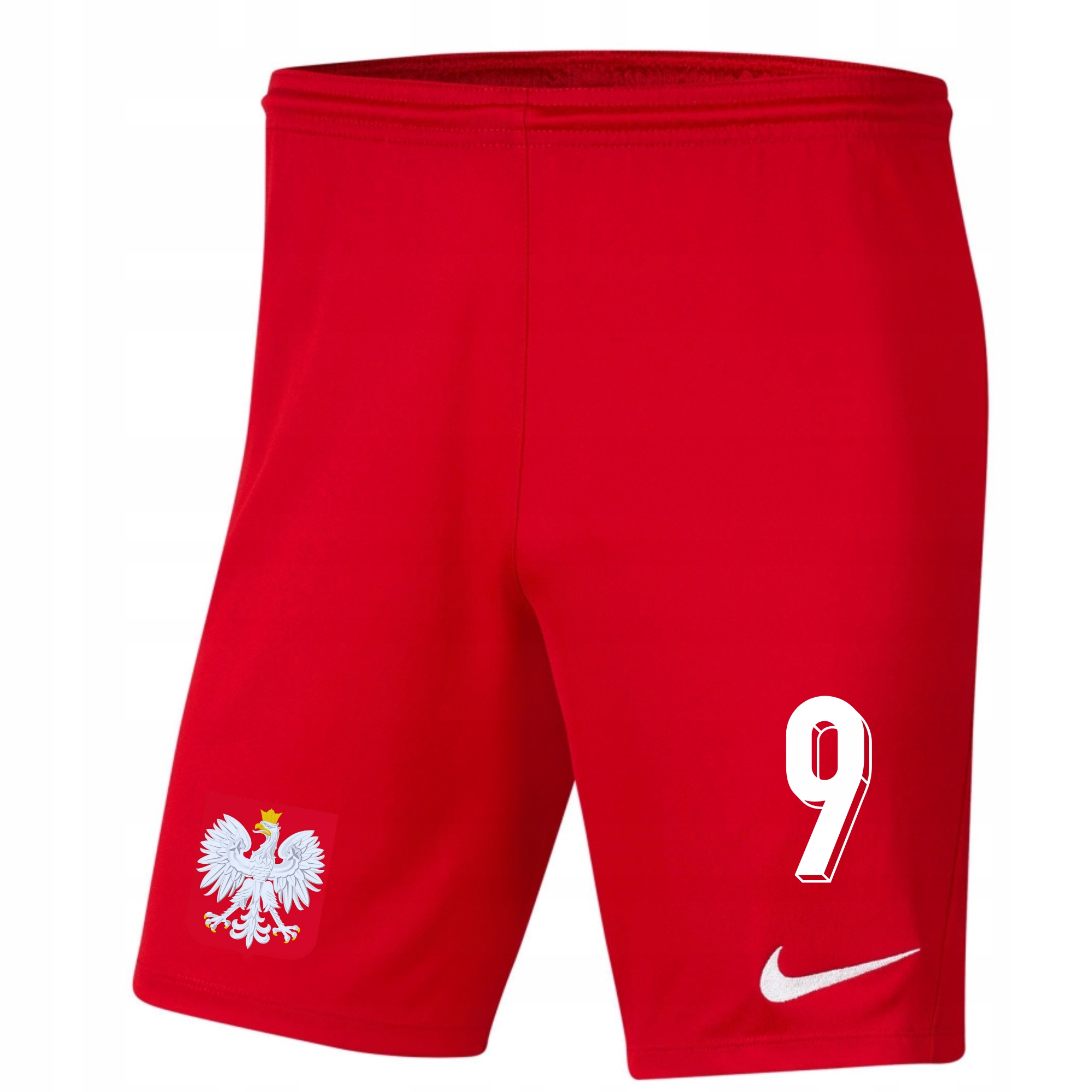 Nike stój POLSKA Polski junior nadruk 137-147 piłkarski Lewandowski komplet Kod producenta bv6841-657k