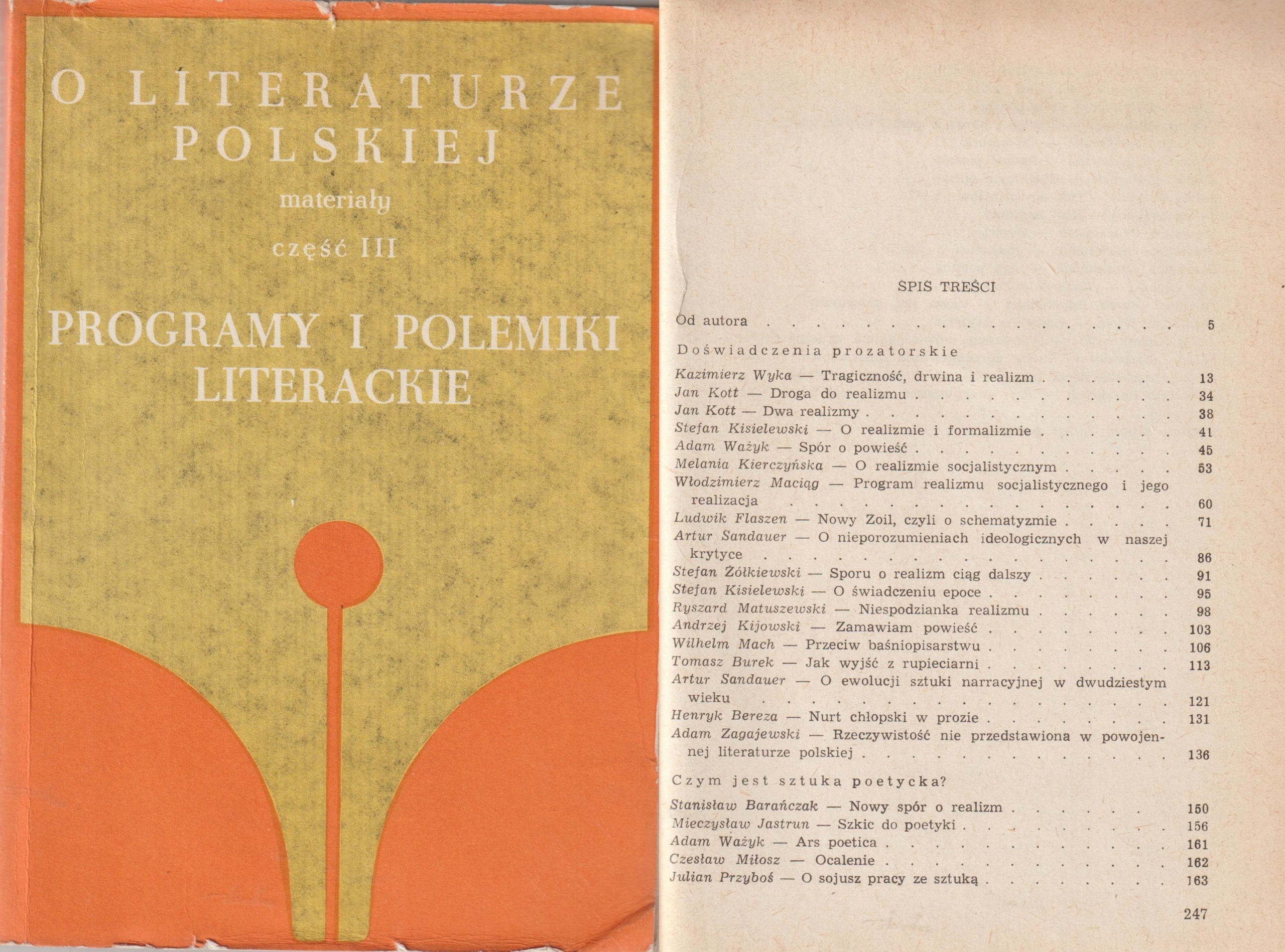 PROGRAMY I POLEMIKI LITERACKIE