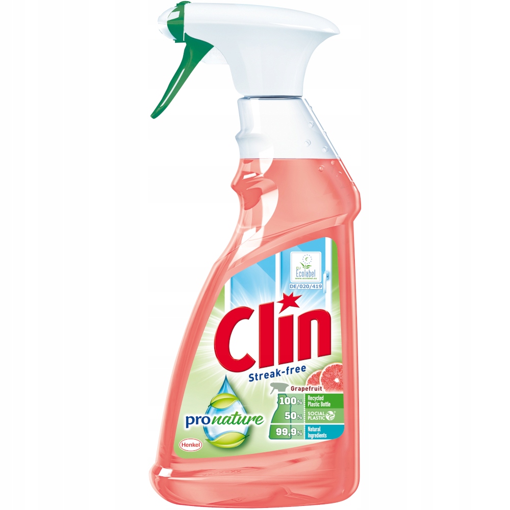 

Clin pro nature płyn do mycia szyb 500ml Ecolabel