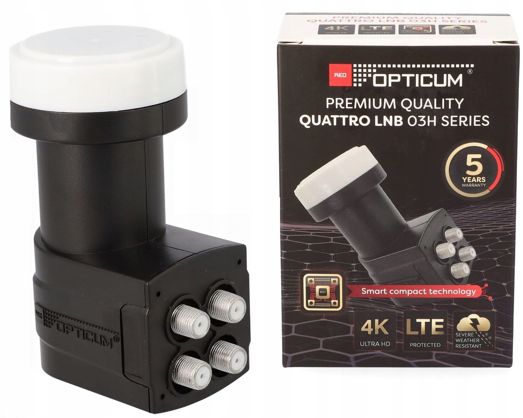 Konwerter QUATTRO Konwenter Quatro do Multiswitcha 5/8 5/6 9/8 itp. Opticum