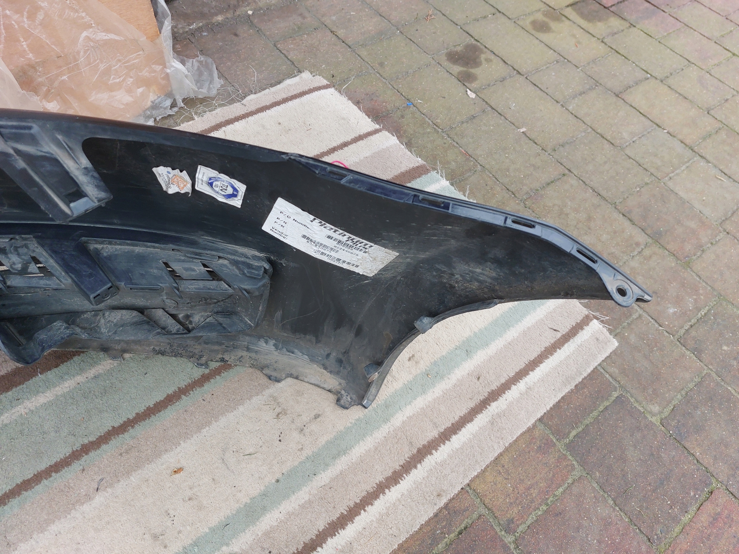 bumper VW POLO V 6R0 6R1 front front