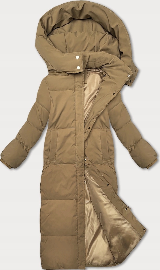 Zimní Prošívaná Bunda WM202229 Camel M (38)