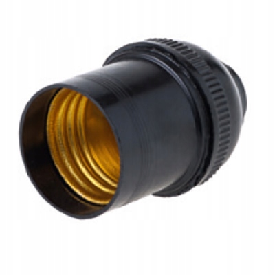 

Oprawka izolacyjna E27 bez kołnierza, czarna