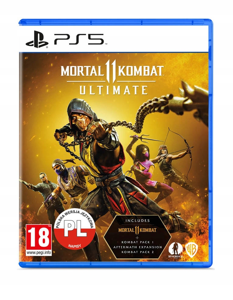 MORTAL KOMBAT 11 / XI ULTIMATE / PS5 / PŁYTA / NAPISY PL