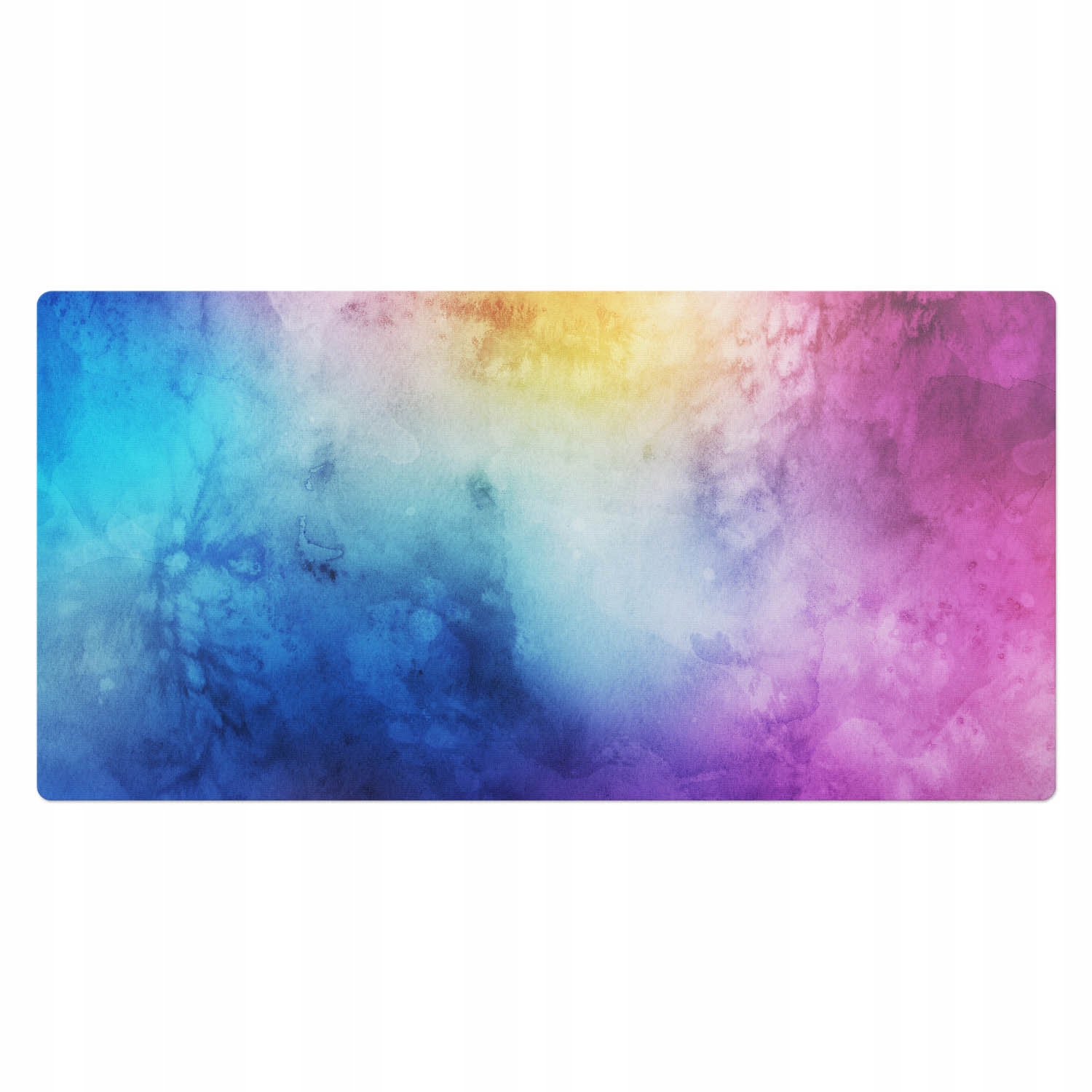 Podložka Ochranná podložka Psací stůl Gradient v akvarelovém stylu 100 x 50 cm