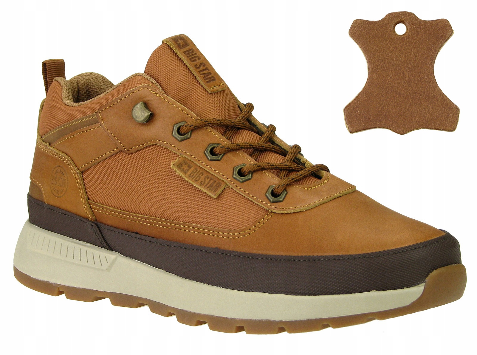 

Buty męskie trekkingowe Skóra Big Star GG174526 43