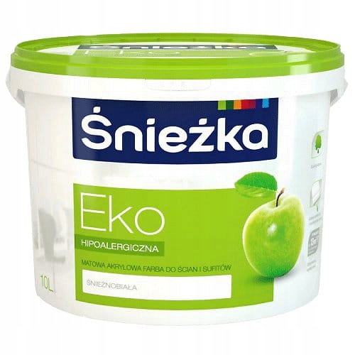 

Śnieżka Eko Farba Akrylowa Matowa Biała 5L