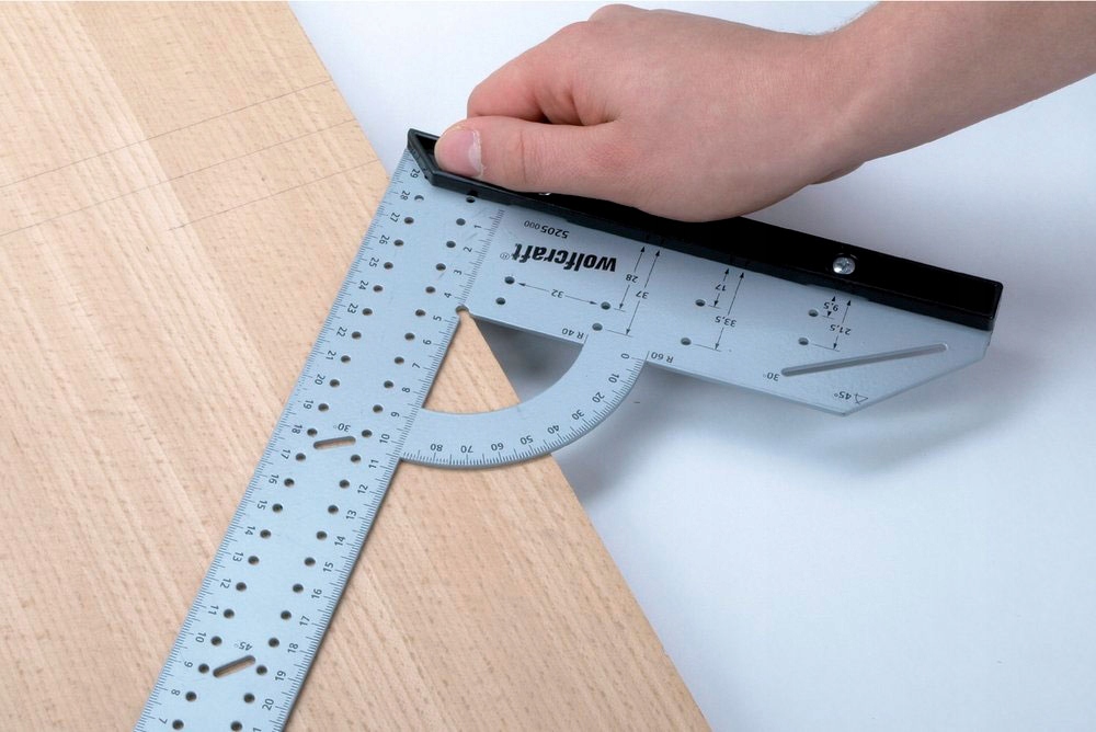 KĄTOWNIK POMIAROWY PRZYMIAR KĄTOWY WOLFCRAFT 500mm Marka Wolfcraft