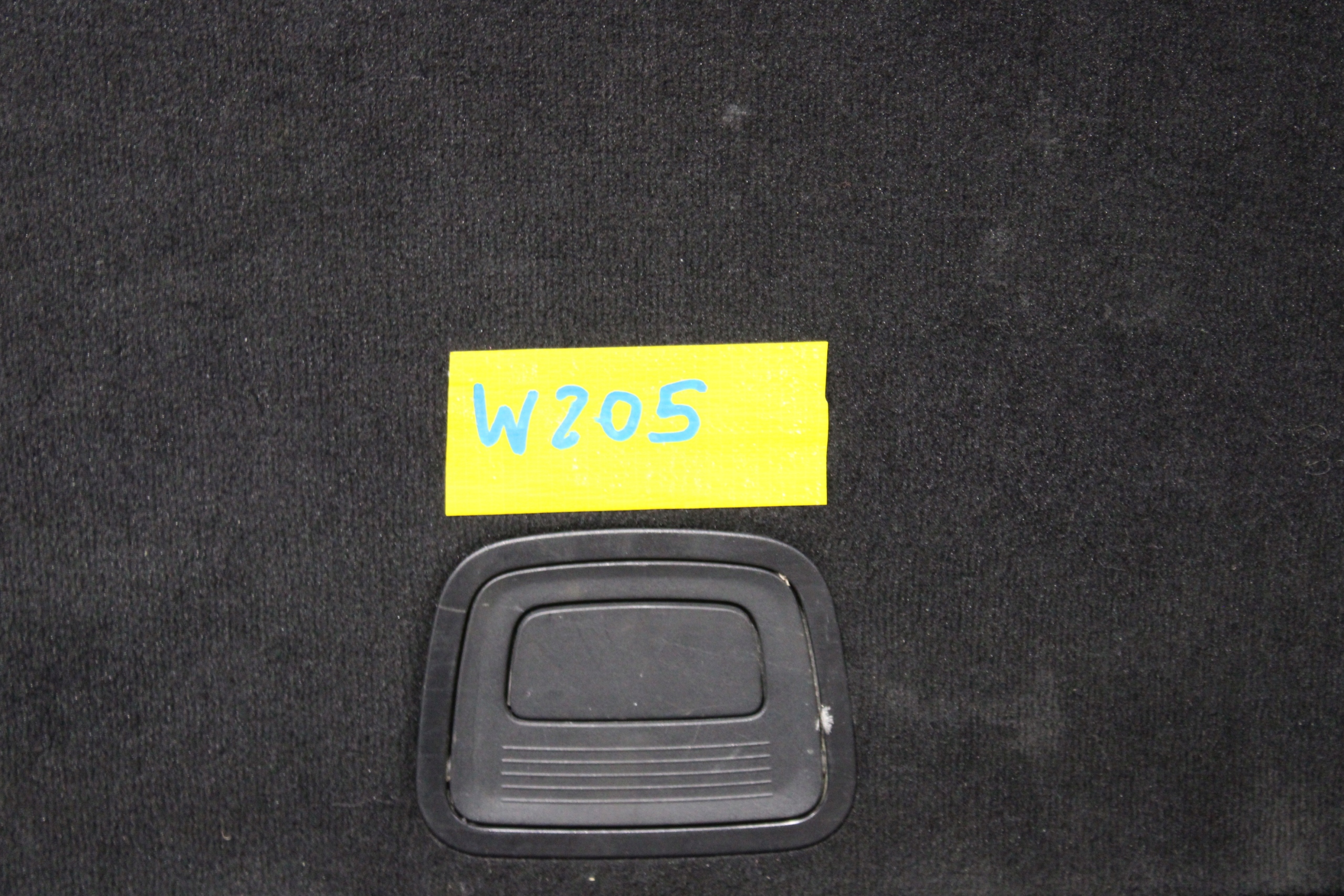 floor boot upholstery MERCEDES C-KLASA W205