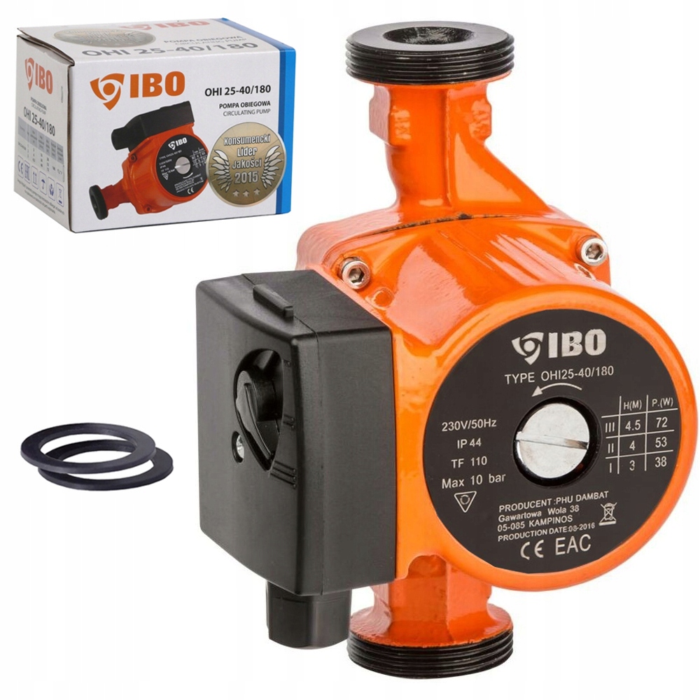 POMPA OBIEGOWA CYRKULACYJNA IBO OHI 25-40 180