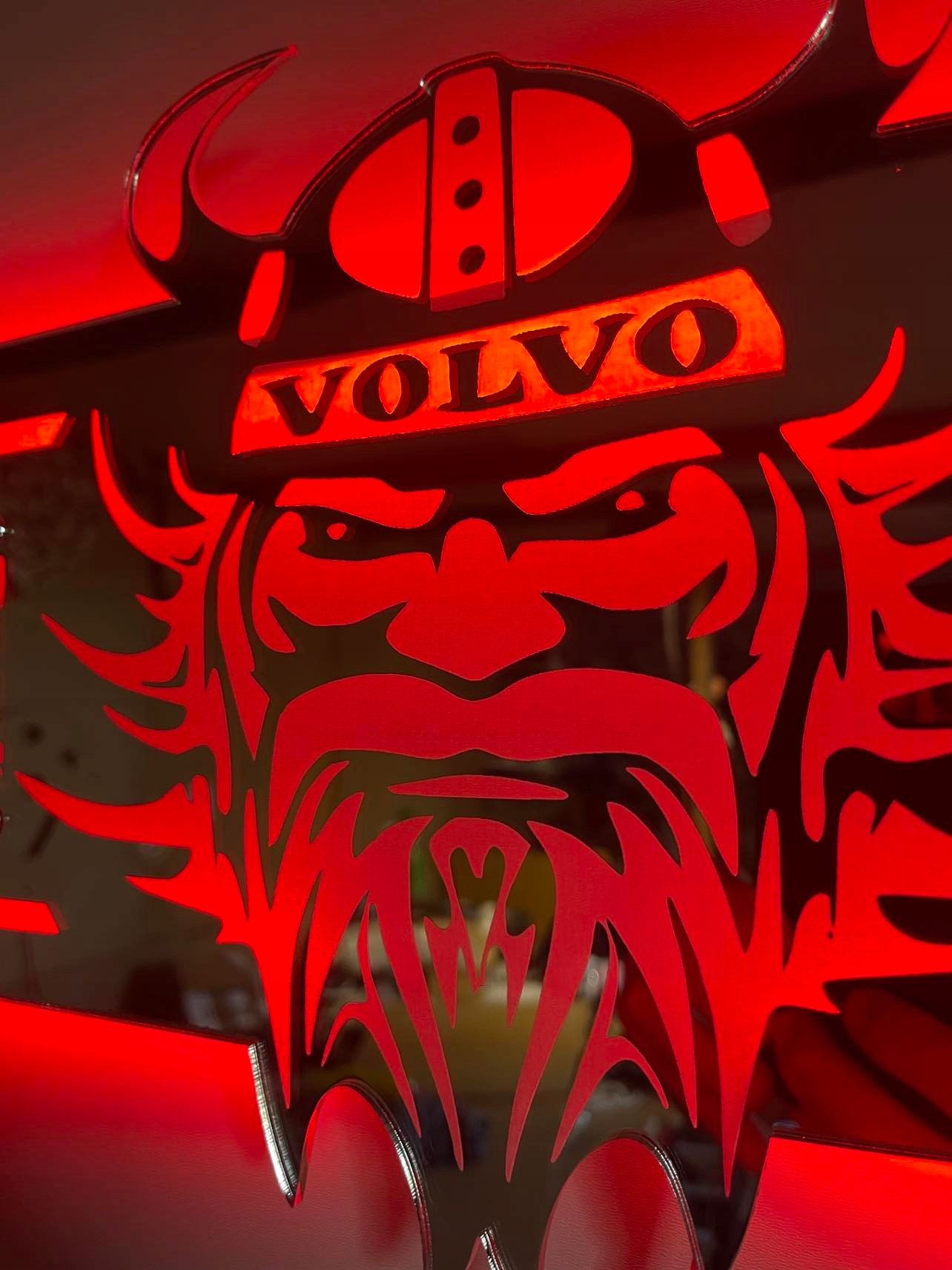 Tablica Podświetlana Led VOLVO Lustro Grawerowane Producent bez marki