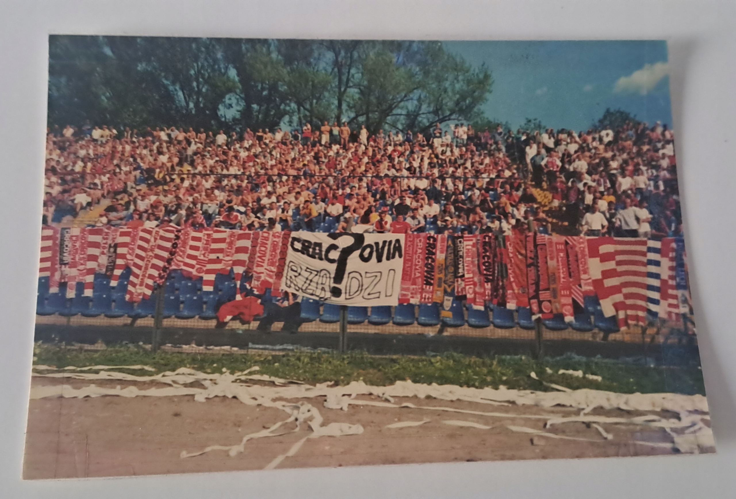 WISŁA KRAKÓW - CRACOVIA KRAKÓW ZDJĘCIE KIBICE HOOLIGANS ULTRAS