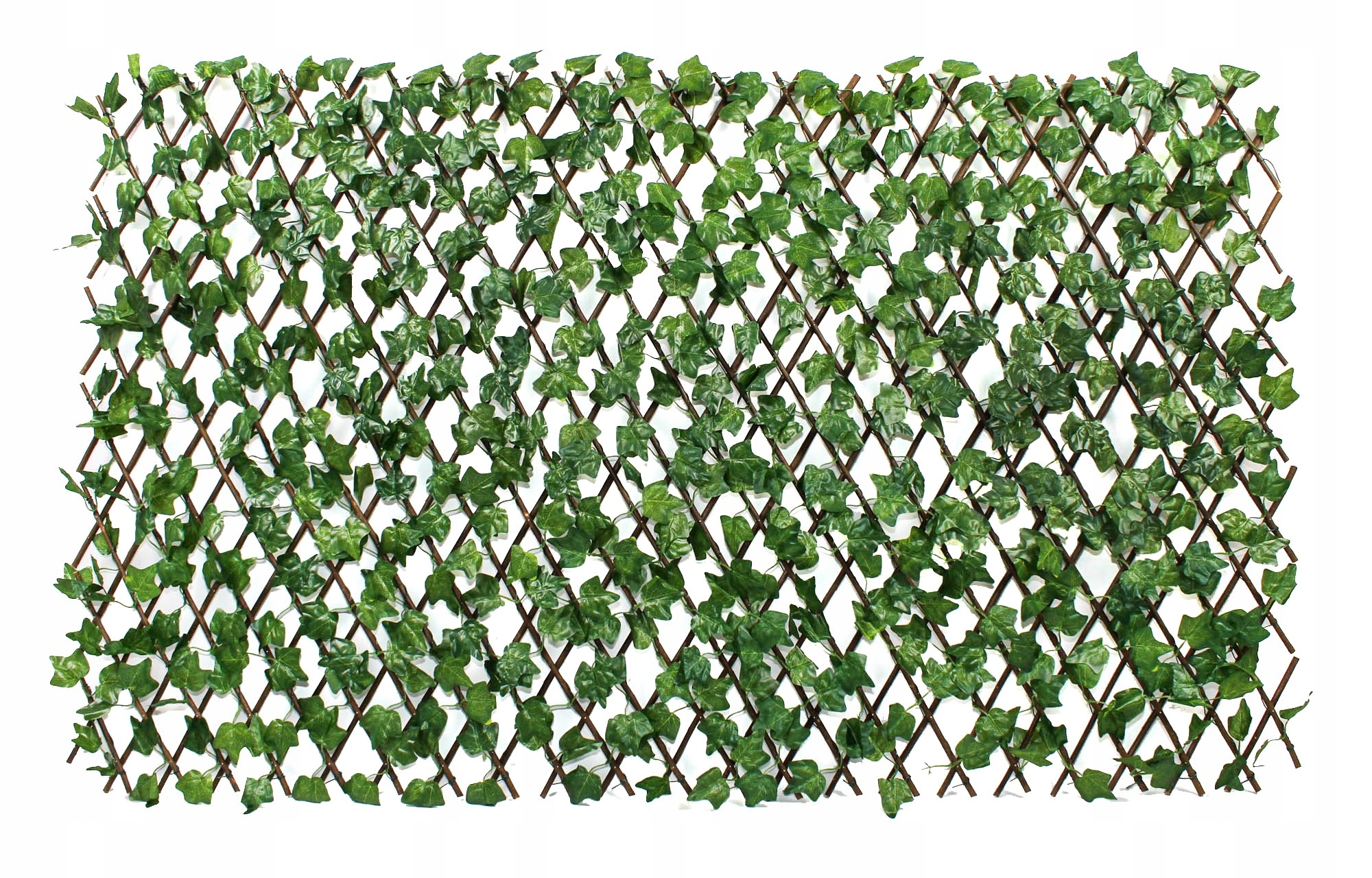 Parawan Ogrodowy Osłona Na Balkon Liście Kratka Z Bluszczem 100x200 cm