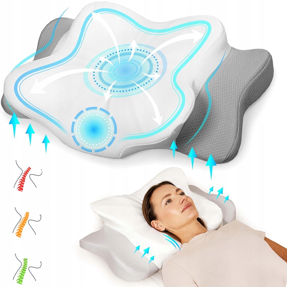 Poduszka Z Pianki Pamięciowej Szyjnej Wyprofilowane Poduszki Podpierające