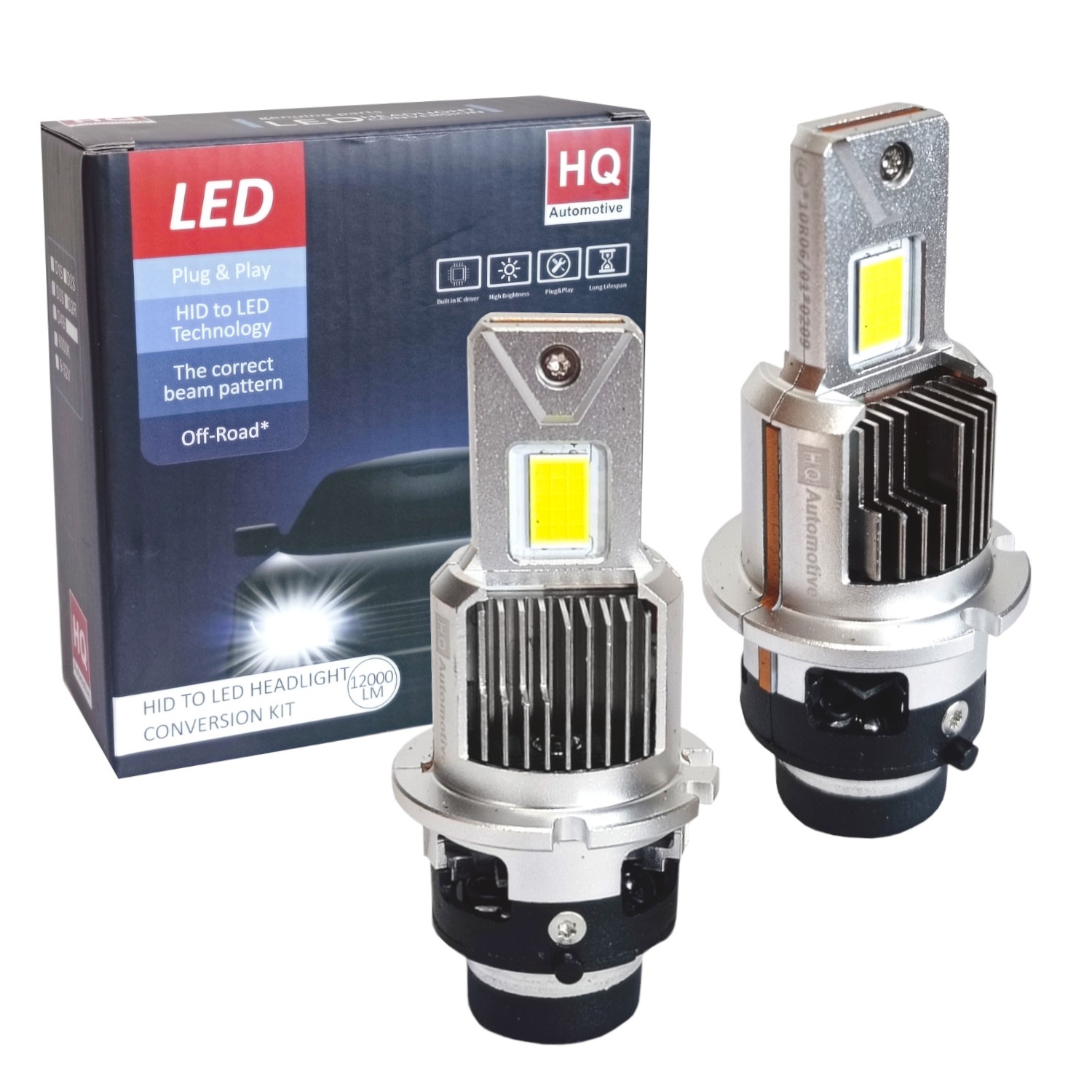 D2S Led Xenónová Žiarovka Plug&play Prispôsobené 1:1 Kompaktné 6000K Canbus